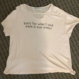 Wildfox t-shirt!